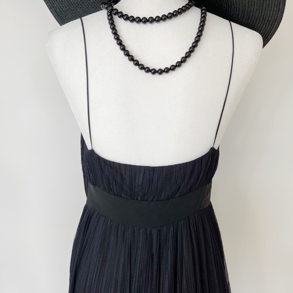 Sportmax Italian 💯% Silk Black Tank Dress - Picture 6 of 11